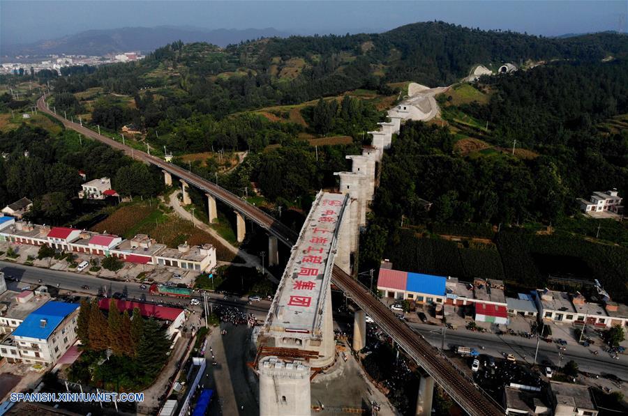 CHINA-HENAN-FERROCARRIL-CONSTRUCCION