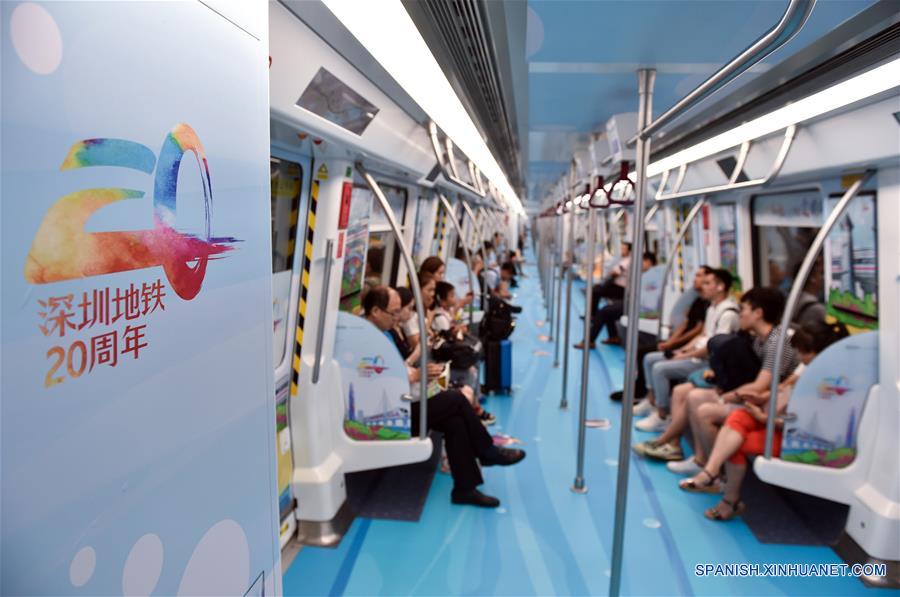CHINA-SHENZHEN-ANIVERSARIO-METRO