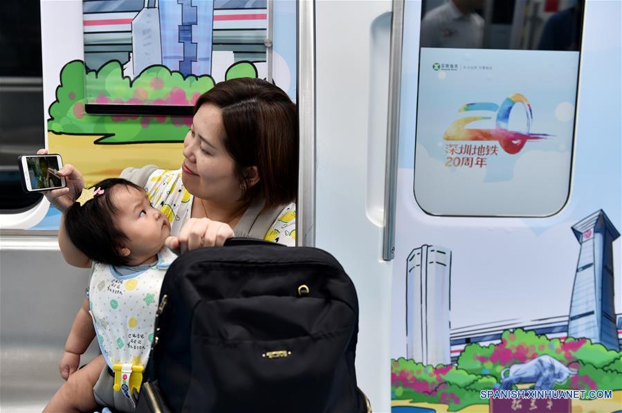CHINA-SHENZHEN-ANIVERSARIO-METRO