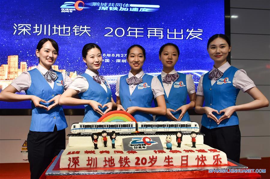 CHINA-SHENZHEN-ANIVERSARIO-METRO