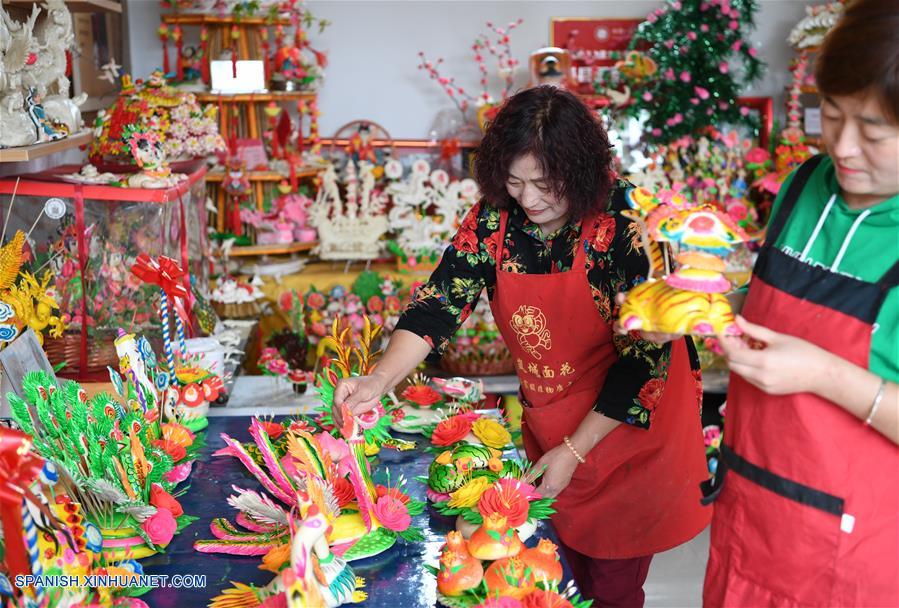 CHINA-SHANXI-ARTESANIA-MODELADO DE MASA