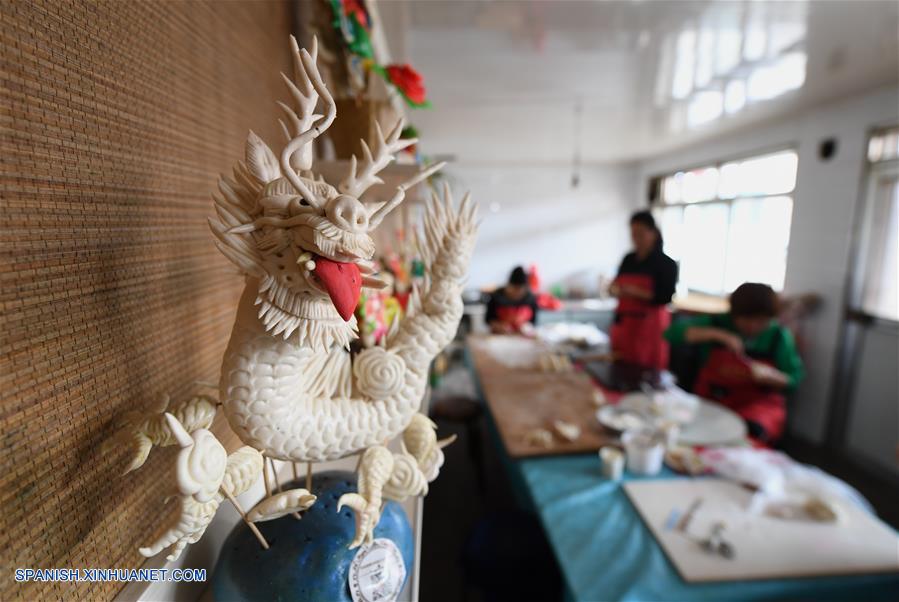 CHINA-SHANXI-ARTESANIA-MODELADO DE MASA