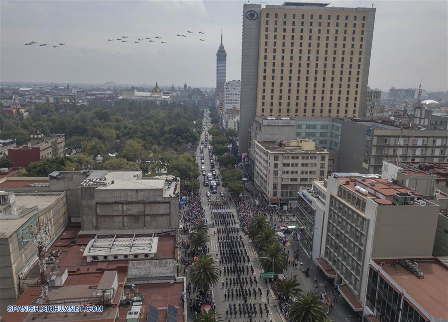 MEXICO-CIUDAD DE MEXICO-INDEPENDENCIA-DESFILE MILITAR