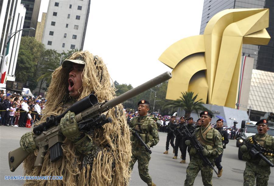 MEXICO-CIUDAD DE MEXICO-INDEPENDENCIA-DESFILE MILITAR