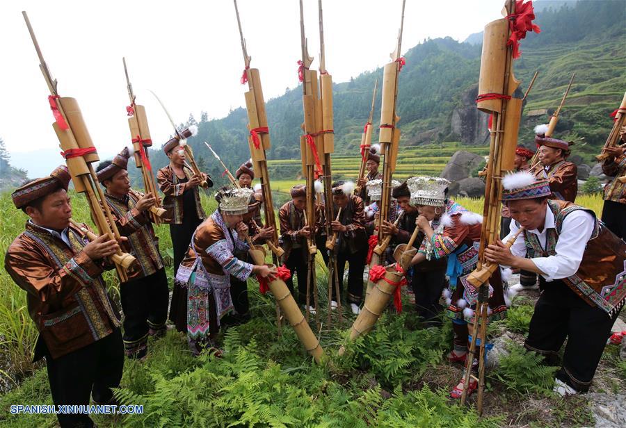 CHINA-RONGSHUI-FESTIVAL DE LA COSECHA