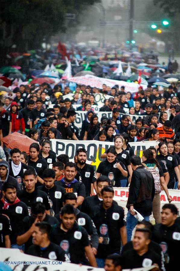 MEXICO-CIUDAD DE MEXICO-PROTESTA-AYOTZINAPA