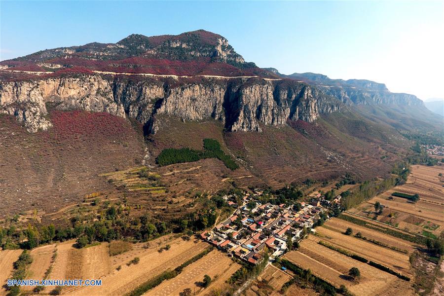 CHINA-SHANXI-MONTAÑA TAIHANG-PAISAJE