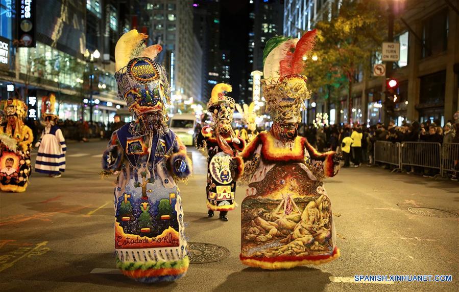 Desfile de Halloween en Chicago, Estados Unidos