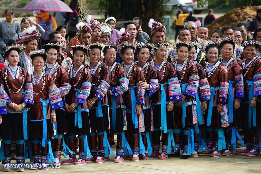 CHINA-GUANGXI-FESTIVAL DE LA COSECHA-CELEBRACION 