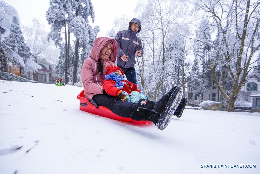 CHINA-JIANGXI-NIEVE
