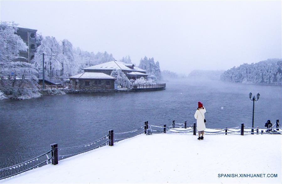 CHINA-JIANGXI-NIEVE