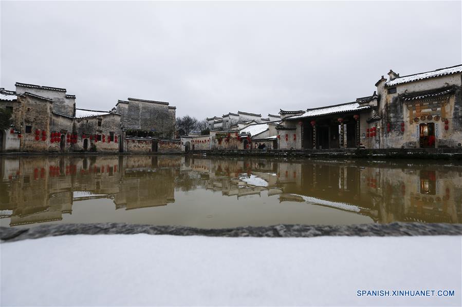 CHINA-ANHUI-NIEVE