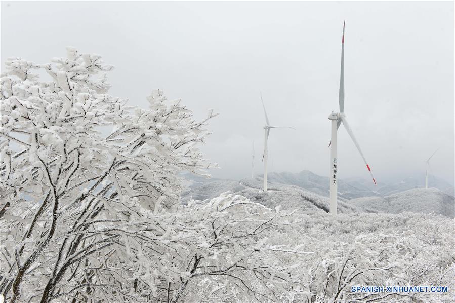 CHINA-HUBEI-NIEVE