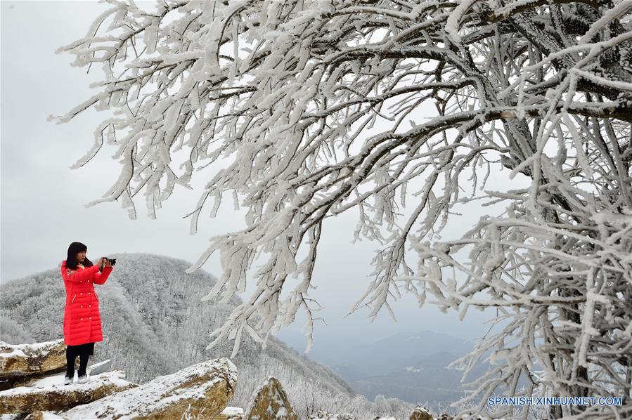CHINA-HUBEI-NIEVE