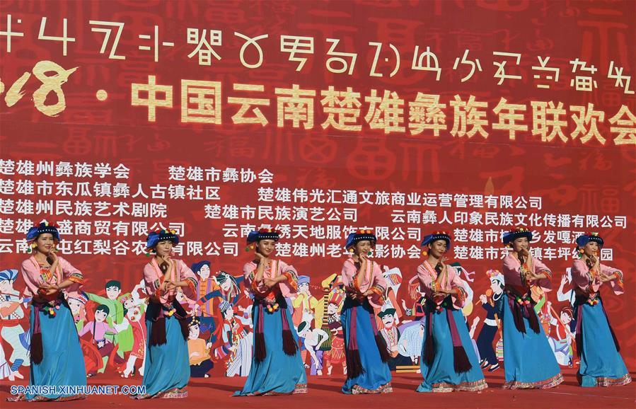 CHINA-YUNNAN-GRUPO ETNICO YI-AÑO NUEVO