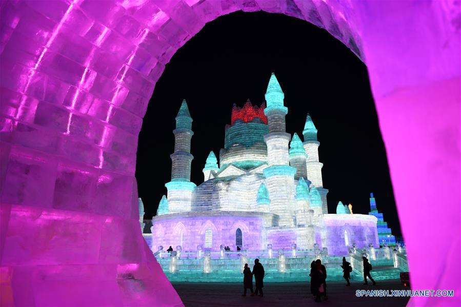 CHINA-HARBIN-MUNDO DE HIELO Y NIEVE-INAUGURACION