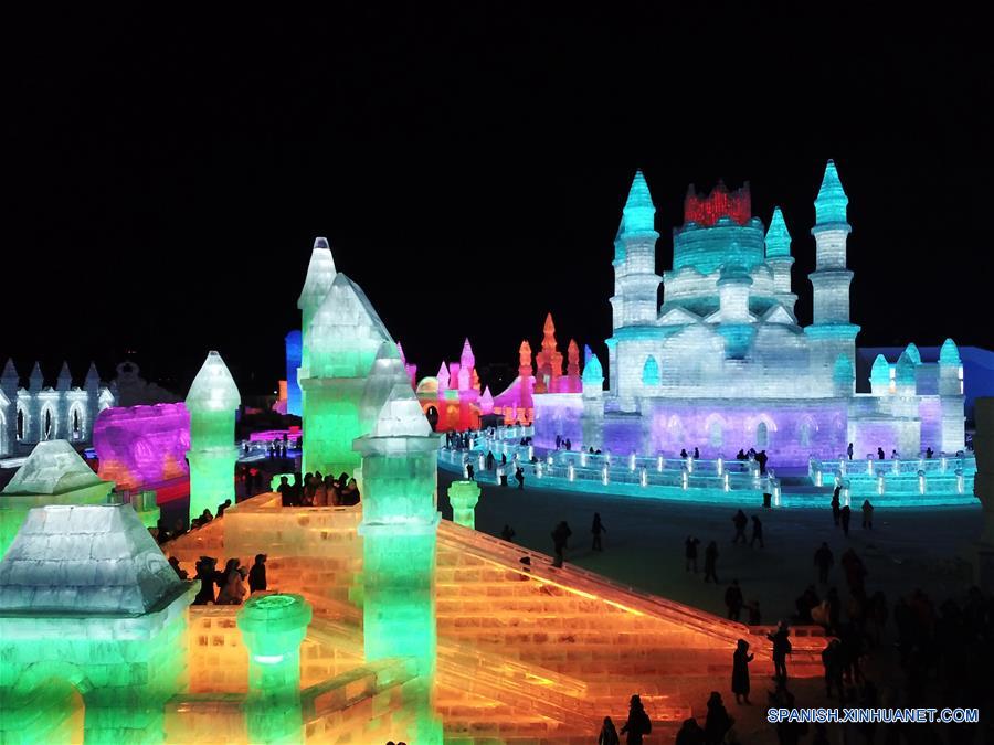 CHINA-HARBIN-MUNDO DE HIELO Y NIEVE-INAUGURACION