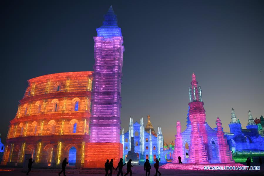 CHINA-HARBIN-MUNDO DE HIELO Y NIEVE-INAUGURACION