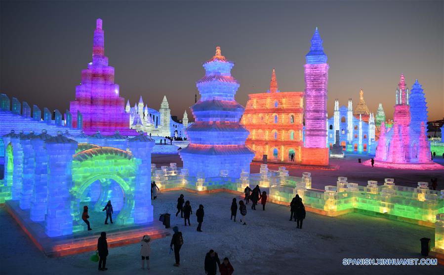 CHINA-HARBIN-MUNDO DE HIELO Y NIEVE-INAUGURACION