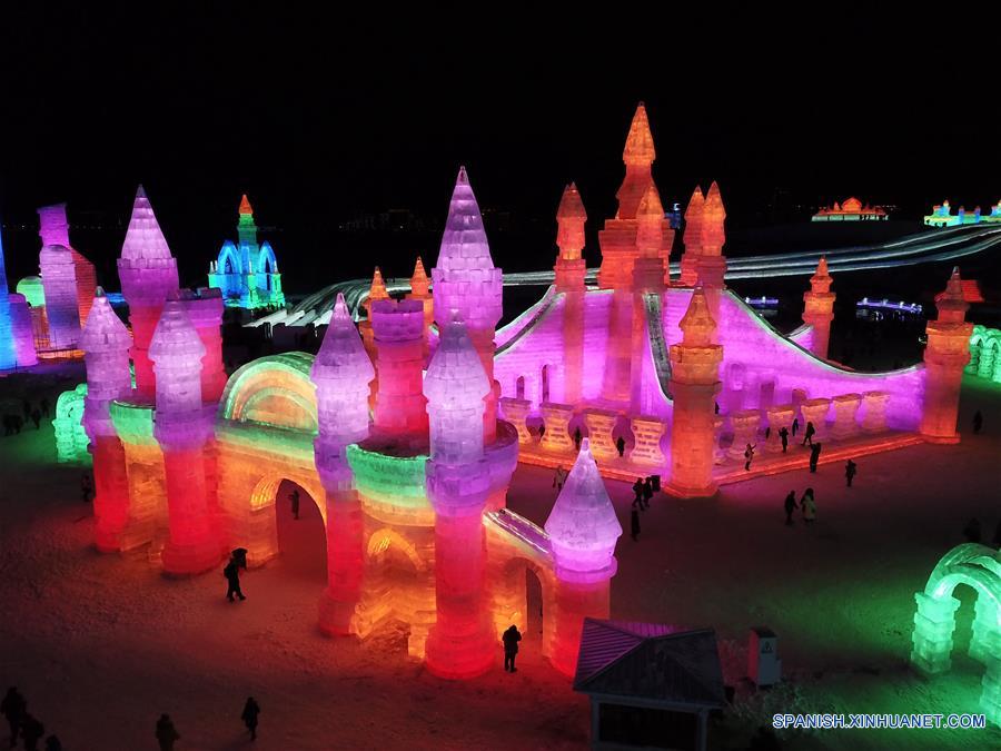 CHINA-HARBIN-MUNDO DE HIELO Y NIEVE-INAUGURACION