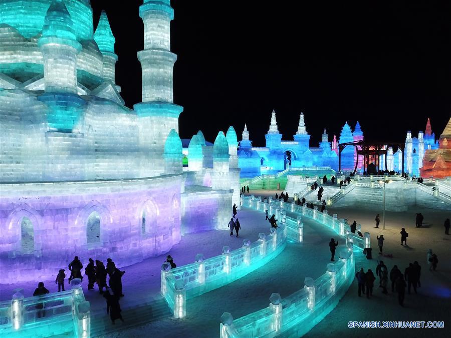 CHINA-HARBIN-MUNDO DE HIELO Y NIEVE-INAUGURACION