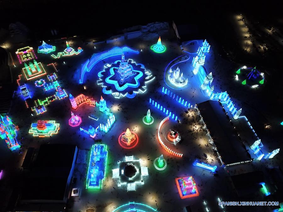 CHINA-HARBIN-MUNDO DE HIELO Y NIEVE-INAUGURACION