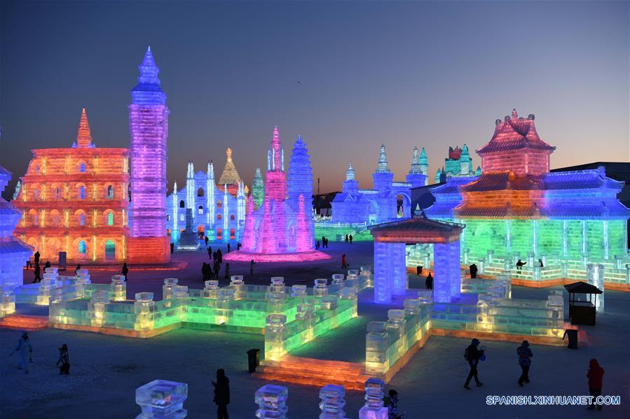 CHINA-HARBIN-MUNDO DE HIELO Y NIEVE-INAUGURACION