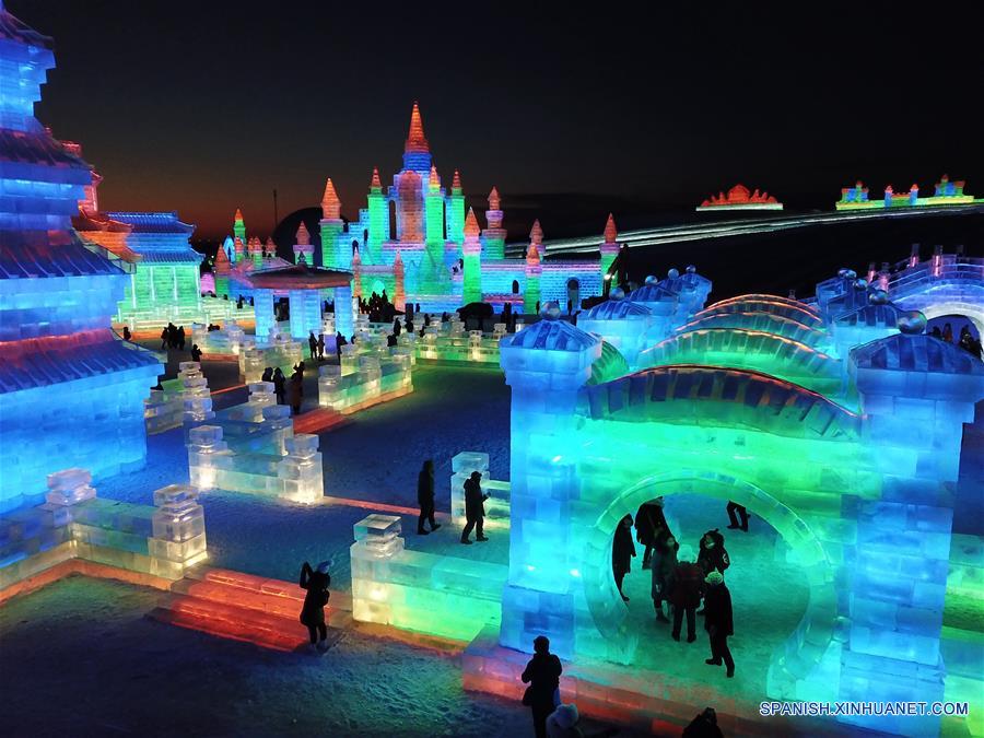 CHINA-HARBIN-MUNDO DE HIELO Y NIEVE-INAUGURACION