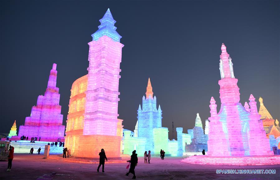 CHINA-HARBIN-MUNDO DE HIELO Y NIEVE-INAUGURACION