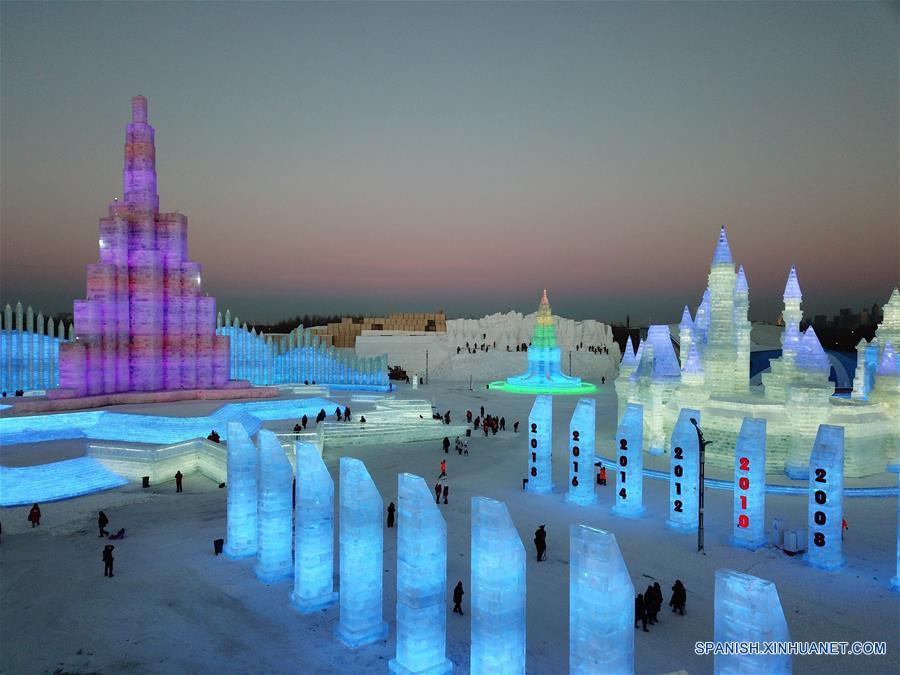 CHINA-HARBIN-MUNDO DE HIELO Y NIEVE-INAUGURACION