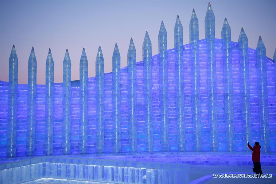 CHINA-HARBIN-MUNDO DE HIELO Y NIEVE-INAUGURACION