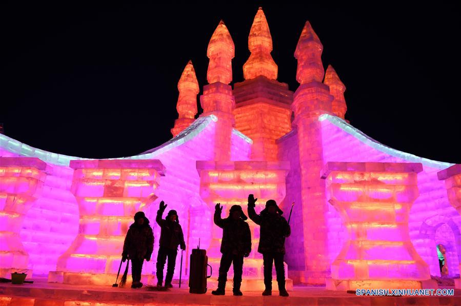 CHINA-HARBIN-MUNDO DE HIELO Y NIEVE-INAUGURACION