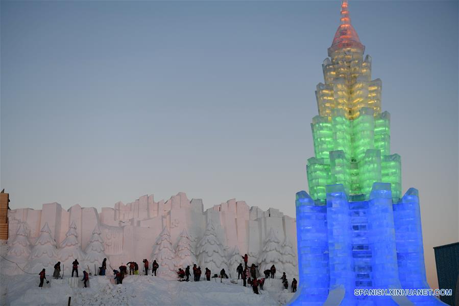 CHINA-HARBIN-MUNDO DE HIELO Y NIEVE-INAUGURACION