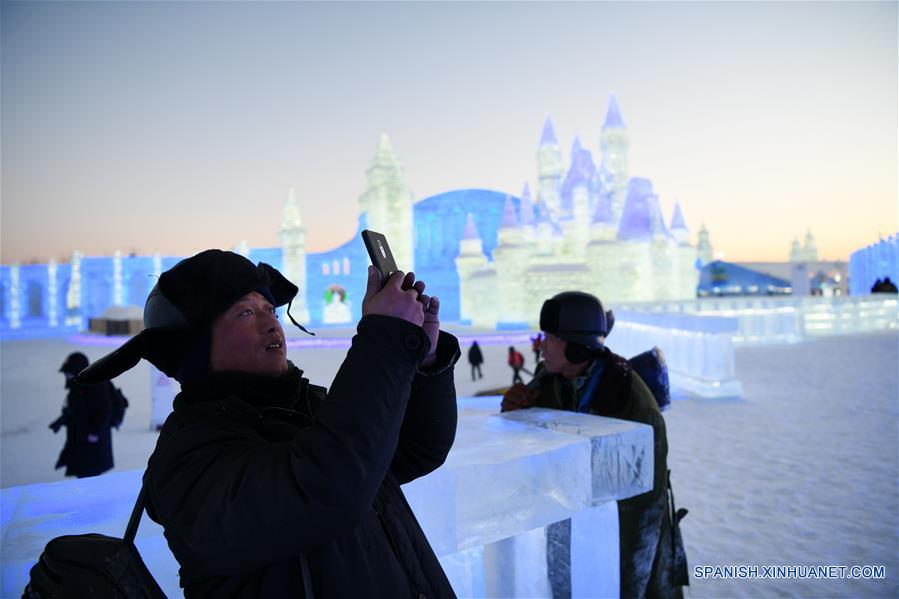 CHINA-HARBIN-MUNDO DE HIELO Y NIEVE-INAUGURACION