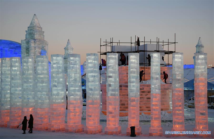 CHINA-HARBIN-MUNDO DE HIELO Y NIEVE-INAUGURACION