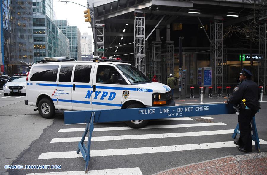 EEUU-NUEVA YORK-TIMES SQUARE-AÑO NUEVO-SEGURIDAD