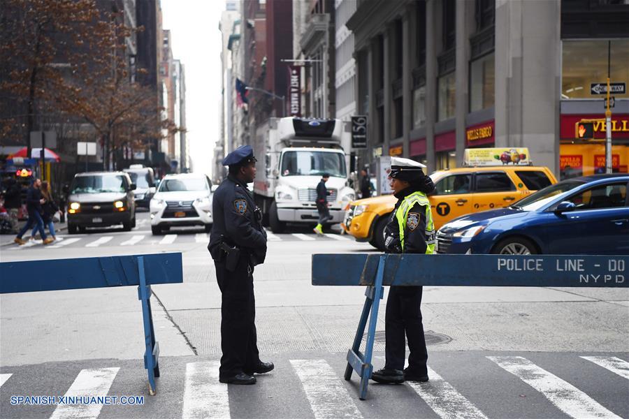 EEUU-NUEVA YORK-TIMES SQUARE-AÑO NUEVO-SEGURIDAD