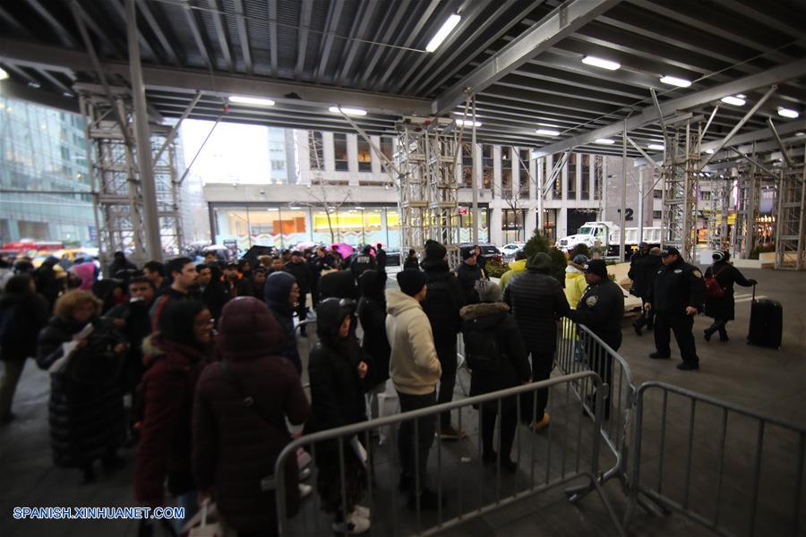 EEUU-NUEVA YORK-TIMES SQUARE-AÑO NUEVO-SEGURIDAD