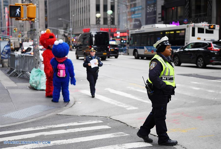 EEUU-NUEVA YORK-TIMES SQUARE-AÑO NUEVO-SEGURIDAD