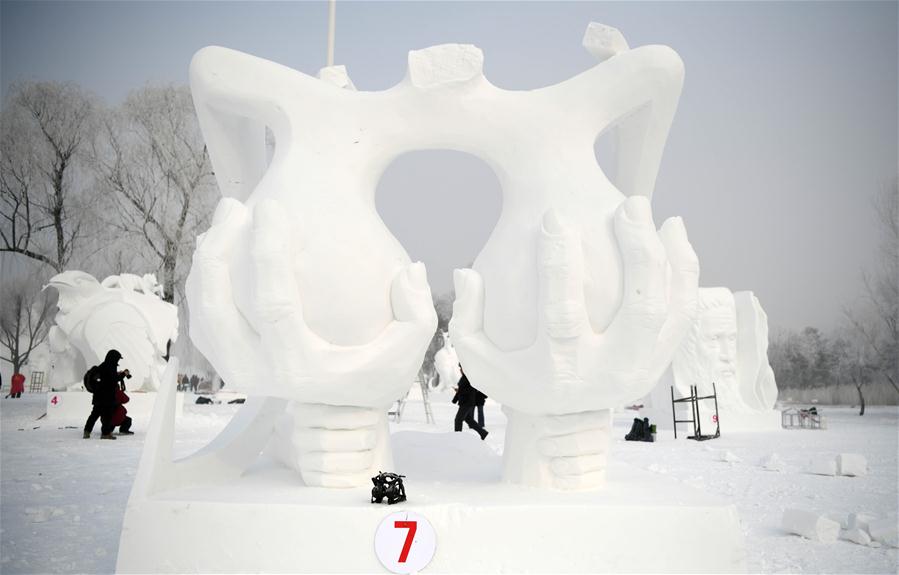 CHINA-HARBIN-ESCULTURAS DE HIELO