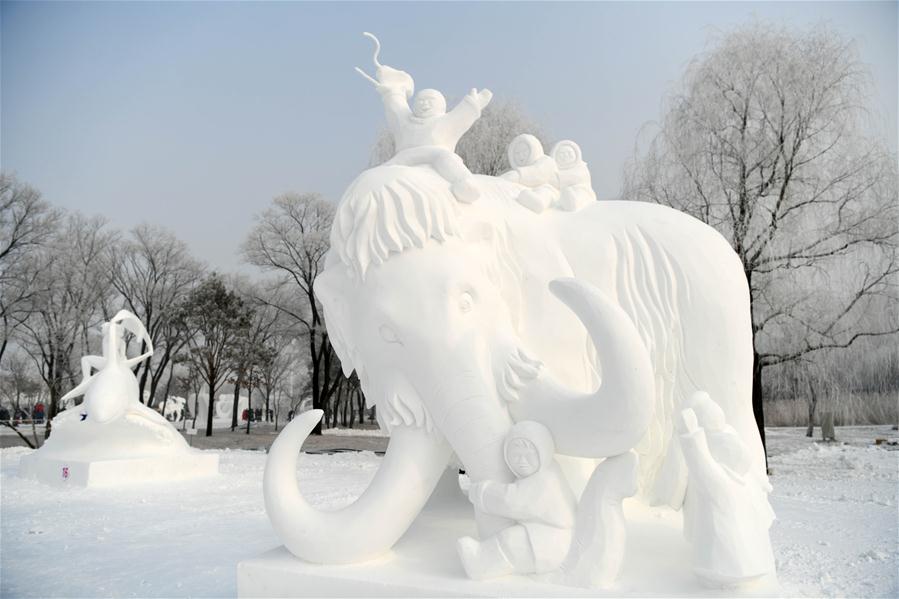 CHINA-HARBIN-ESCULTURAS DE HIELO