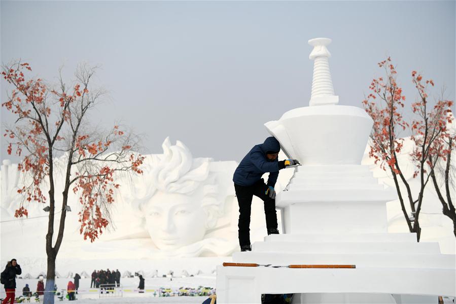 CHINA-HARBIN-ESCULTURAS DE HIELO