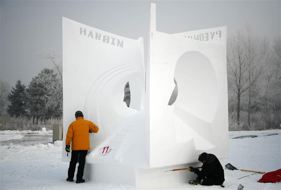 CHINA-HARBIN-ESCULTURAS DE HIELO