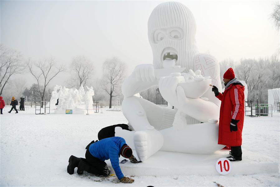 CHINA-HARBIN-ESCULTURAS DE HIELO