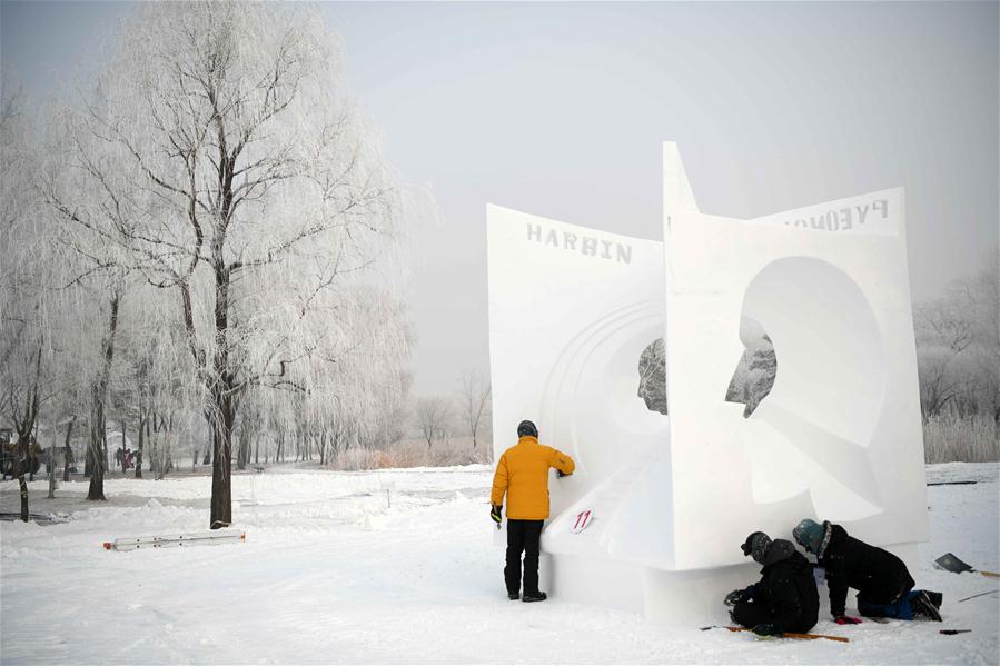 CHINA-HARBIN-ESCULTURAS DE HIELO