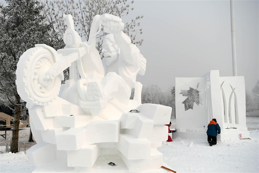 CHINA-HARBIN-ESCULTURAS DE HIELO