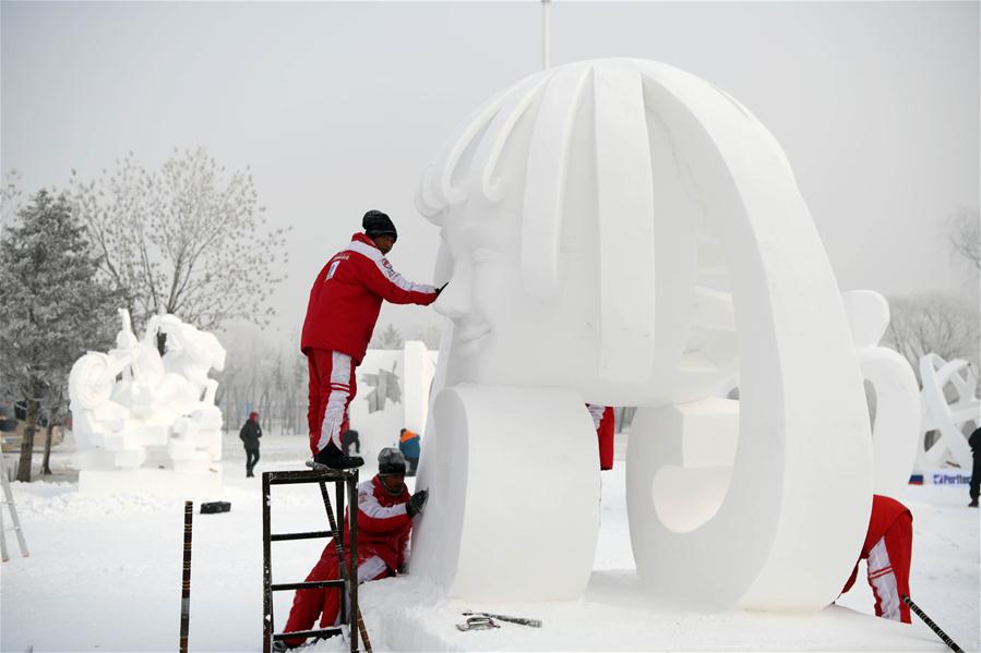 CHINA-HARBIN-ESCULTURAS DE HIELO
