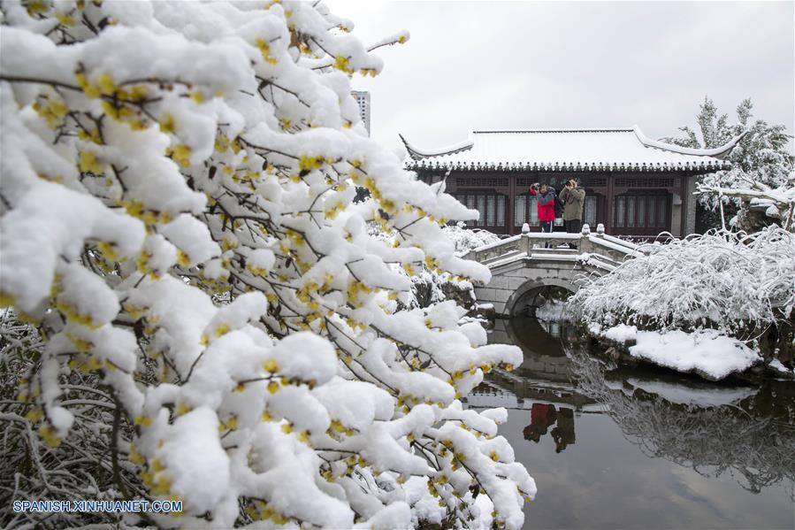 CHINA-JIANGSU-NIEVE-TURISMO