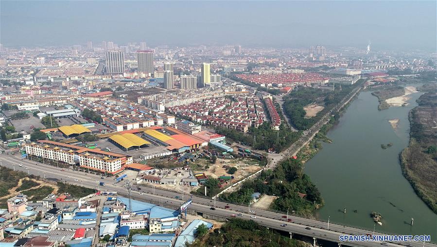 CHINA-YUNNAN-MYANMAR-INICIATIVA DE LA FRANJA Y LA RUTA-COMERCIO-SERIE