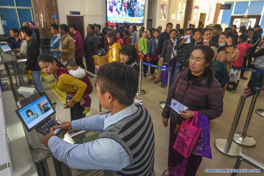 CHINA-YUNNAN-MYANMAR-INICIATIVA DE LA FRANJA Y LA RUTA-COMERCIO-SERIE